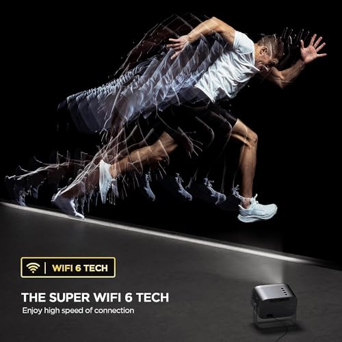 Image of TOPTRO Auto Focus F Style 720p Native Resolution Projector for Home 4K Support, 5000 Lumen (400 ANSI) Android 11 WiFi Bluetooth Inbuilt Netflix PrimeVideo Hotstar 3W Speaker HDMI USB 150 inch Max Display