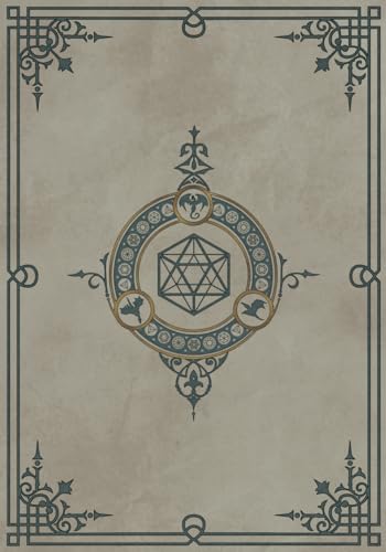 Character Journal: Two Detailed 5e Character Sheets, Lined and Graph Pages, For Long Campaigns (Teal/Cream)