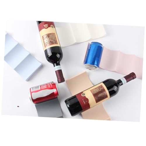 2 pcs Soporte para botellas de vino plástico estilo europeo miniatura 5