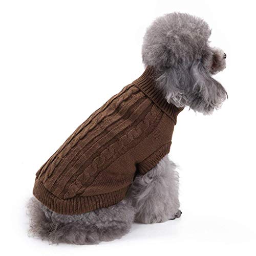 CHBORCHICEN Small Dog Sweaters Knitted Pet Cat Sweater Warm Dog Sweatshirt Dog Winter Clothes Kitten Puppy Sweater… - Image 6