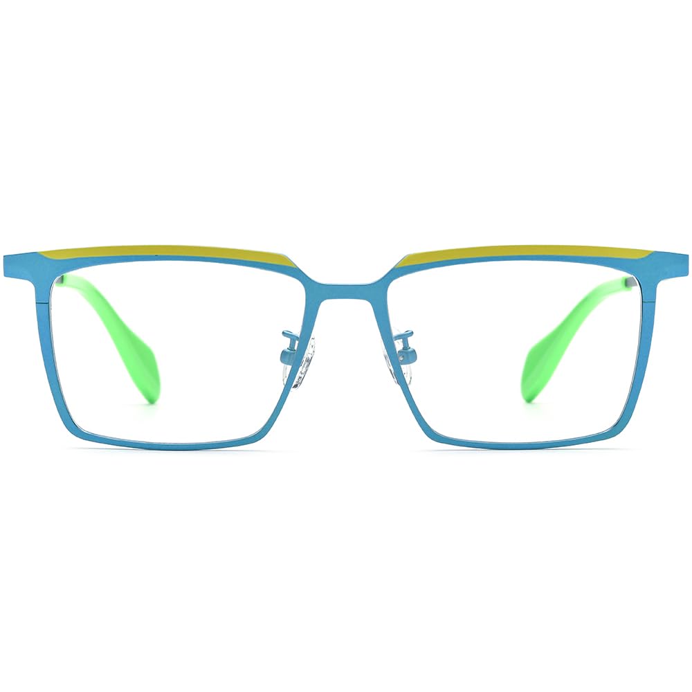 FONEX Colorful Pure Titanium Glasses Frame Women Retro Round Eyeglasses