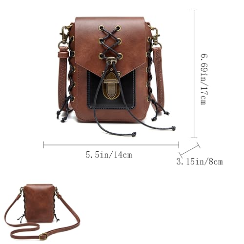 Gothic Owl Crossbody Bag Renaissance Accessories Shoulder Bag Steampunk Belt Pouch Women Cute Cell Phone Novelty Purse2