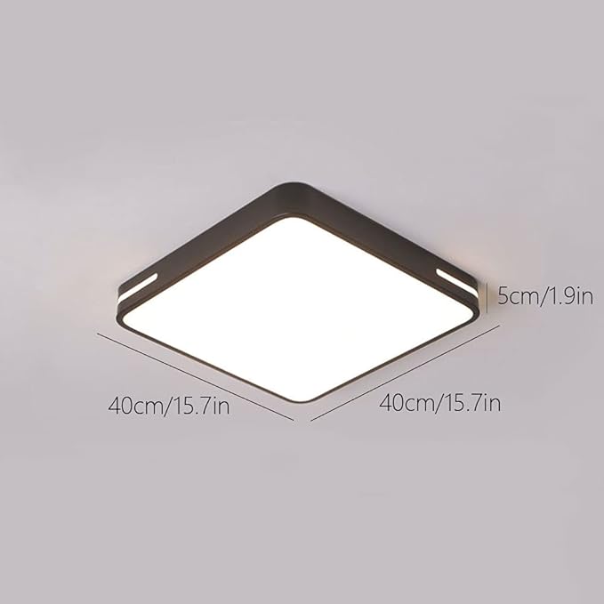 MIAOCDAM LED Lage Plafondverlichting, Scandinavische Stijl Plafondverlichtingsarmaturen, Eenvoudige En Moderne Plafondlamp, Lampen Bij Het Plafond, Geschikt Voor Slaapkamer, Eetkamer, Kantoorverlichti photo 3