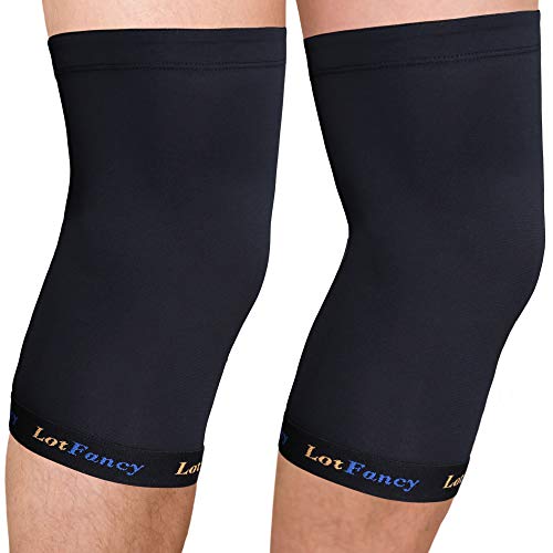 Copper Compression Knee Sleeve, LotFancy Copper Knee Brace for Women Men, Knee Support