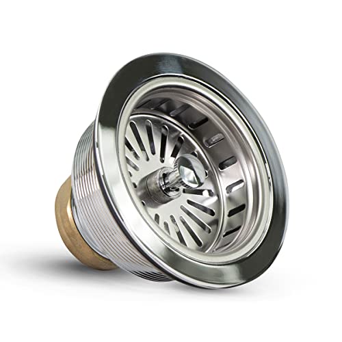 Ensamble Filtro y Tapón para Fregadero 3.5" Acero Inox
