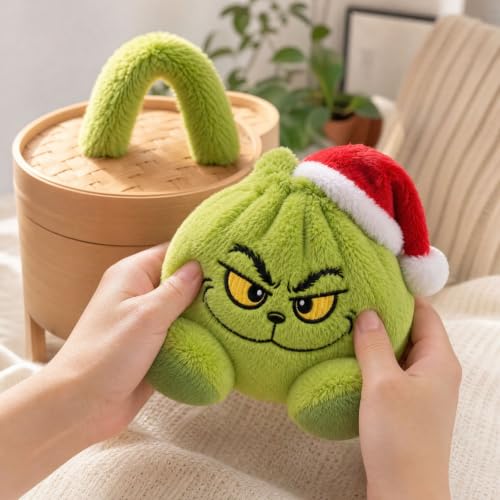 Christmas Giant Dumpling Pillow Cute Plush Slow Reboun Halloween Decor - image 4