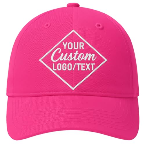 Gorra personalizada bordada unisex color rosa miniatura 1