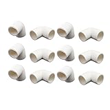 Contenido del paquete: 12pcs x Tubería De; Nombre del producto: Codo de tubo de codo