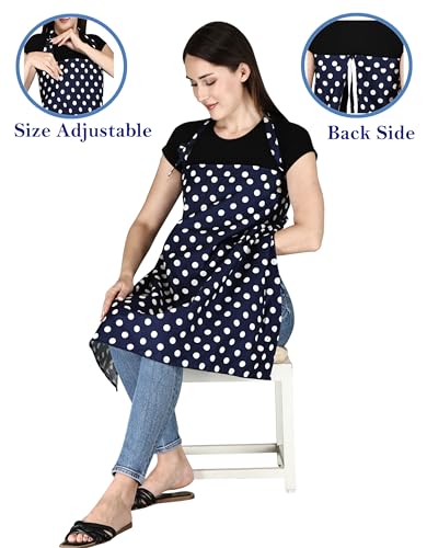 Image of Switchon Feeding Apron Cover Maternity Cover 100% Cotton Maternity Breastfeeding Multipurpose for Mothers