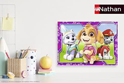 Nathan- Puzzle ragazze della Paw Patrol, 45 pezzi