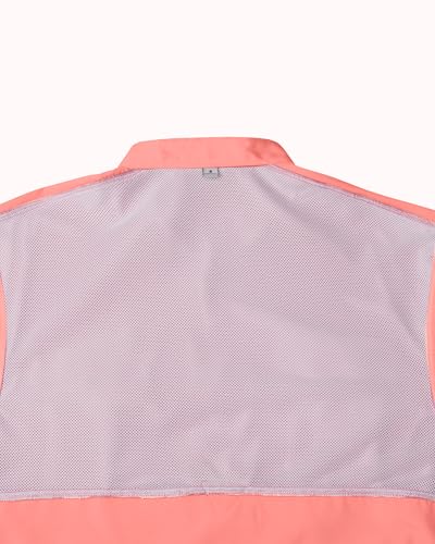 Image of Alimens & Gentle Short Sleeve Fishing Shirt Wicking Fabric Sun Protection Casual Button Down Shirts