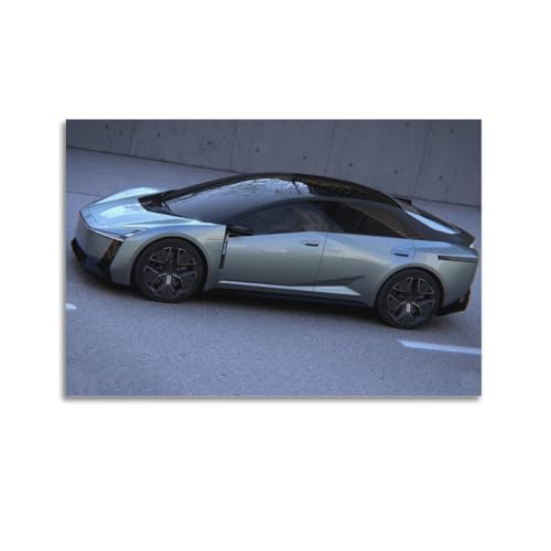 WPHSFX Poster decorativo da parete su tela, motivo: auto sportiva di lusso, con auto elettriche, poster decorativo moderno, per camera da letto, 30 x 45 cm