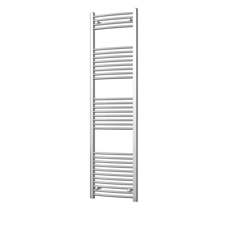 UK Radiators Modern Curved Heated Towel Rail Radiator - Bathroom Warmer