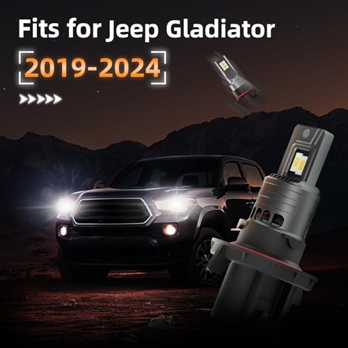 Kit de bombillas LED para Jeep Gladiator 2019-2024, 4 piezas miniatura 2