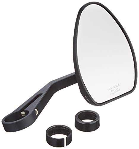 Specchio terminale manubrio FERRARA 2, nero