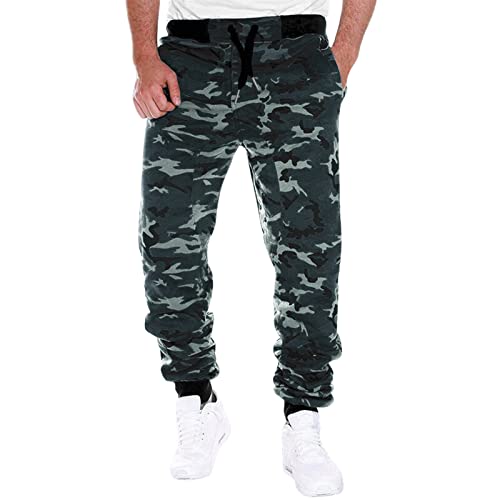 Pantalones de camuflaje militares tácticos de trabajo para hombre - Pantalones cargo de entrenamiento con bolsillos, pantalones jogger para exteriores, pantalones de camuflaje del ejército, pantalones