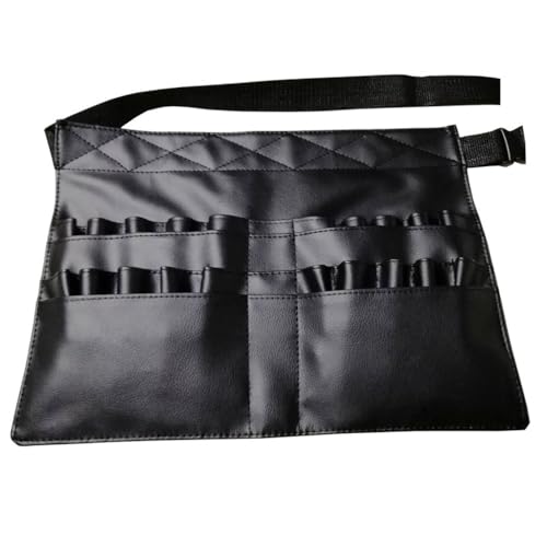 Sac banane pour pinceaux de maquillage avec ceinture réglable, Noir , 2