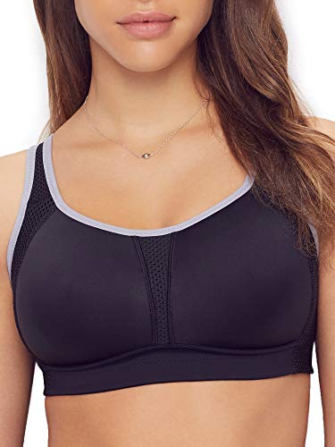 Wacoal Sport Bra Wirefree 852302 Black/Lilac Gray 36D