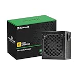 Fonte 500W Bivolt Automática 110/220V VGA Vídeo 8 pínos 6+2 Bluecase Ventilação 120mm Computador PC Gabinete Gamer silenciosa