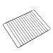 UPP Ofengitter ausziehbar 36-60 cm I Gitterrost passt in jeden Backofen: Bosch,Miele,Neff,Amica I Backofenrost aus Stahl mit PTFE Antihaftbeschichtung I Sicher fixiert durch Stellschrauben I silber