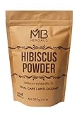 MB Herbals Hibiscus Powder | 227g | Half Pound | Hibiscus sabdariffa Flower Powder | for Refreshing...