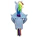 My Little Pony Rainbow Dash Face Kids Sky Blue Costume Hoodie Sweatshirt