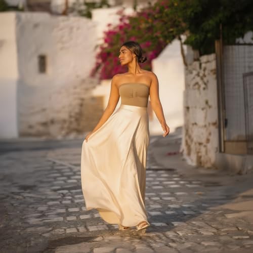 Image of Strapless Shapewear Bodysuit | Tummy Control + Butt Lifting | Seamless Mid-Thigh Shaper | 4 Way Stretch | Detachable Transparent Straps | Tube Dress, Off-Shoulder Outfit