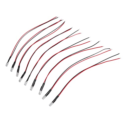 Huleo DIY Light Emitting diodes, 120 Degree Light Angle 5mm 512V Widely Applicable Light Emitting diodes for Decoration (Purple Light)