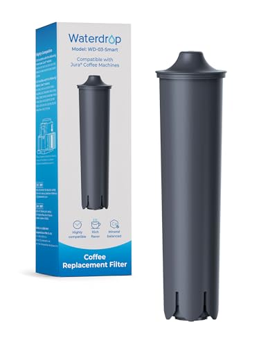 Waterdrop C03 Coffee Filter Cartridge, Replacement for Jura® Claris Smart Filter 71794, 24234 Smart+ Filter, Compatible with Jura® E8, E6 Coffee Machines