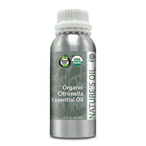 Aceite esencial de citronela orgánico certificado 1Lb miniatura 1