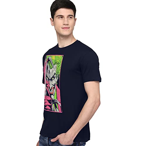 Image of Free Authority Mickey & Friends Printed Regular Fit Green Cotton Men's T-Shirt