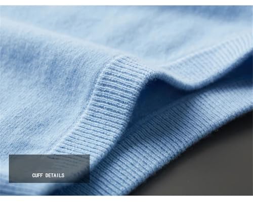 Men' Sleeveless Wool Sweater Vest Spring V-Neck Vest Warm Tops Knit Waistcoat Loose Jumper3