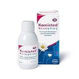 Kamistad Chlorhexidin Mundspülung - bei empfindlichem Zahnfleisch als ergänzende Pflege für eine gute Mundhygiene - antibakteriell - hilft, Karies vorzubeugen - 1 x 150 ml