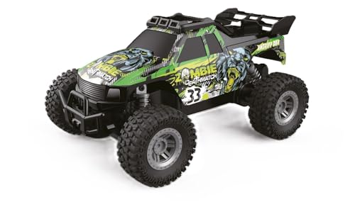DF Models Mountain Race 3131 Camion Champion RTR (L x l x H) 21 x 15 x 11,5 cm, Environ 300 g, échelle 1:18, avec éclairage LED, à partir de 6 Ans, avec Batterie et câble de Charge USB, Voiture