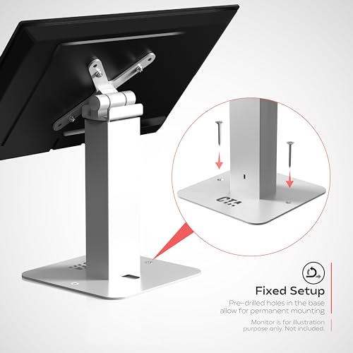 Soporte giratorio CTA para escritorio con rotación 360° miniatura 4