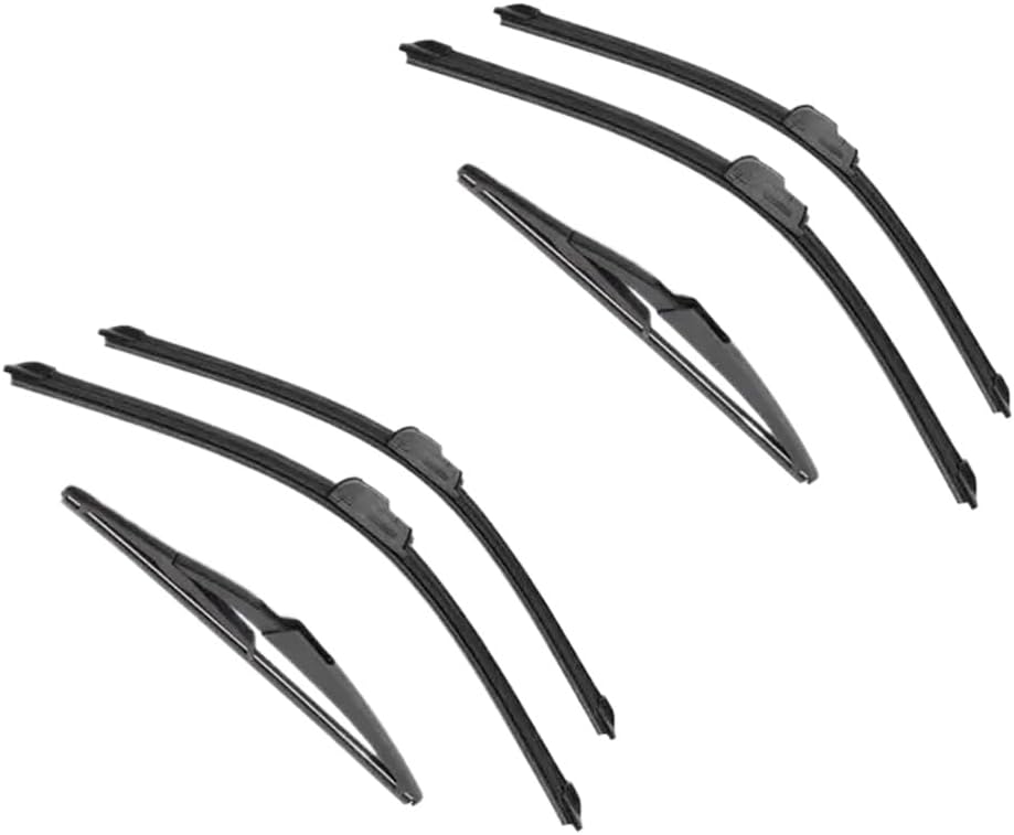 フロントリアワイパー サンデロ MK2 2012 から 2015 ソフトラバーフロントガラスワイパー 22 インチ 20 インチ 1