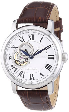 セイコー Seiko SSA231K1 Automatic White Dial Brown Leather Band Watch 男性 メンズ 腕時計 【並行輸入品】