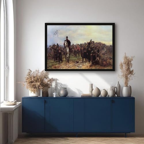 The Return From Inkerman Elizabeth Thompson impression sur toile cadre suspendu déco salon