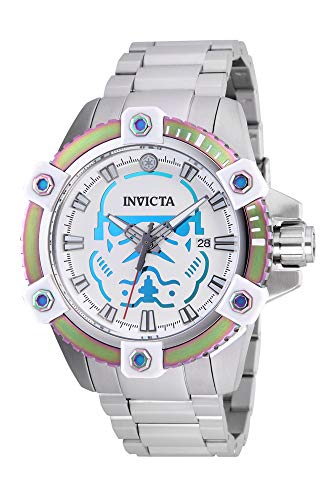 Invicta Men Star Wars Stormtrooper Automatic Watch, Silver, 26555