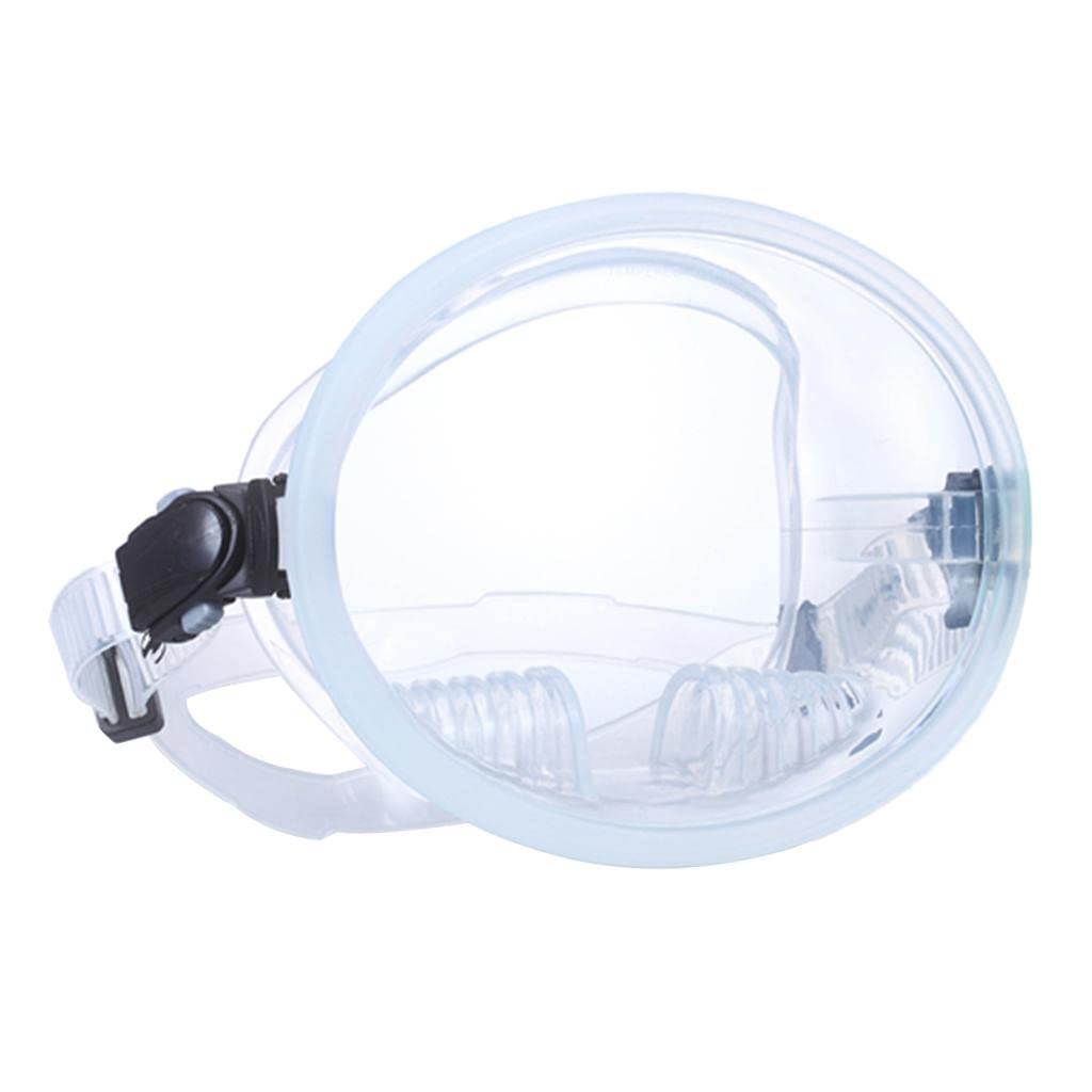 SM SunniMix Gafas de Buceo Antiniebla Snorkel Lente Ovaladas Clásicas Anteojos de Visibilidad Resistente al Agua - Claro