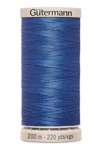 Gutermann Hilo para Coser Encerado 200 m Azul miniatura 1