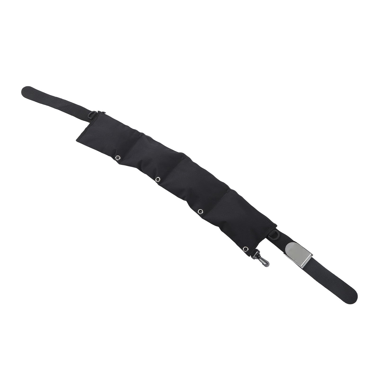 Tbest Ceinture de Poids de Plongée, Ceinture de Poids avec Poches, Ceinture à Fermeture éclair, Séchage Rapide, Nylon 600D Oxford, Ceinture de Taille pour la Plongée en Apnée S