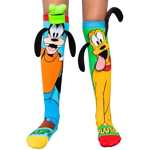 Photo de Madmia Disney Pluto & Goofy Socken Paire de Chaussettes, coloré, Taille Unique Fille