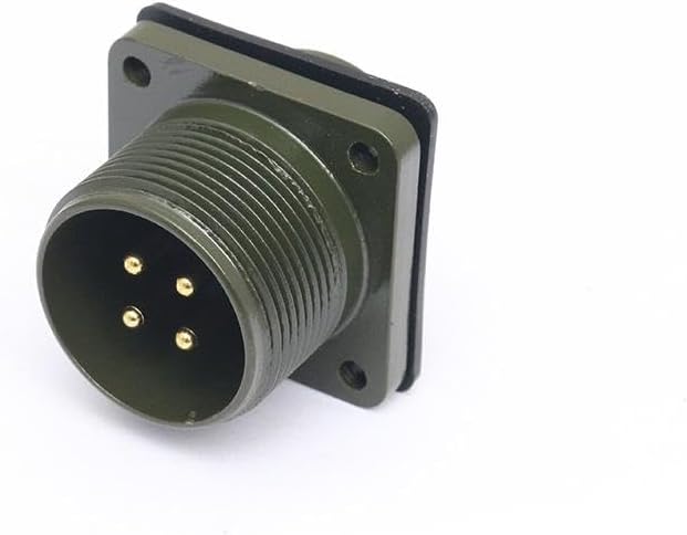 MS18-10P Sock Pin Aviation Plug Servo Motor Connector MS5015 4-core 4 Pin US Military Standard