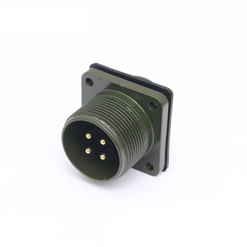 MS18-10P Sock Pin Aviation Plug Servo Motor Connector MS5015 4-core 4 US Military Standard