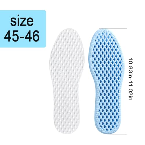 3 pares plantillas frescas con ventilación, talla 45-46 miniatura 7