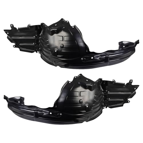 Image of TRQ Front Inner Fender Liner Set Compatible with 2017-2022 Subaru Impreza SU1248128 SU1249128