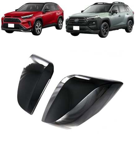 Ovhdriac �V�^ RAV4 �ܑ�� 50�n �ɓK�� 2019~2024�N �T�C�h�~���[ �J�o�[ �A�E�^�[�o�b�N�~���[�p�l�� �h�A�~���[�v���e�N�^�[ �O�� �J�X�^�� �p�[�c For RAV4 ��p�݌v (B,�u���b�N) [���s�A���i]