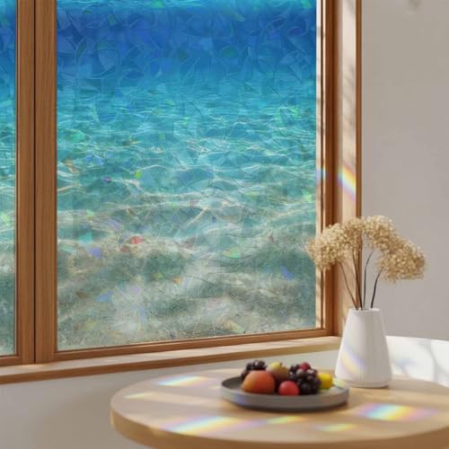 Vinilo Decorativo Para Ventana Azul 90x200 cm miniatura 4
