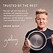 HexClad Hybrid Nonstick 8-Inch Frying Pan, Stay-Cool Handle, Dishwasher-Friendly, Oven-Safe Up to 900°F, Induction Ready, Compatible with All Cooktops